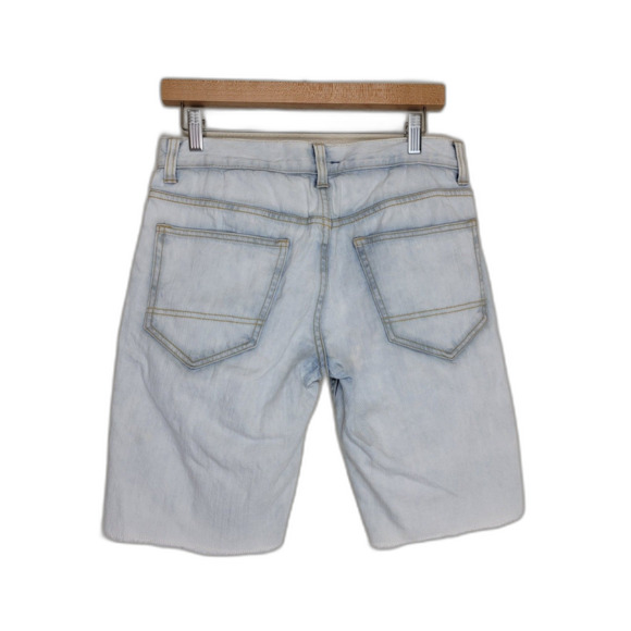 Arizona Jeans Light Blue Distressed Denim Jean Shorts - 29 - Picture 2 of 6